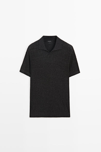 100% Cotton Knit Polo Shirt
