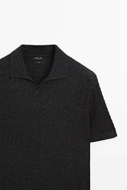 100% Cotton Knit Polo Shirt
