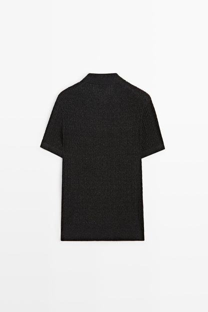 100% Cotton Knit Polo Shirt