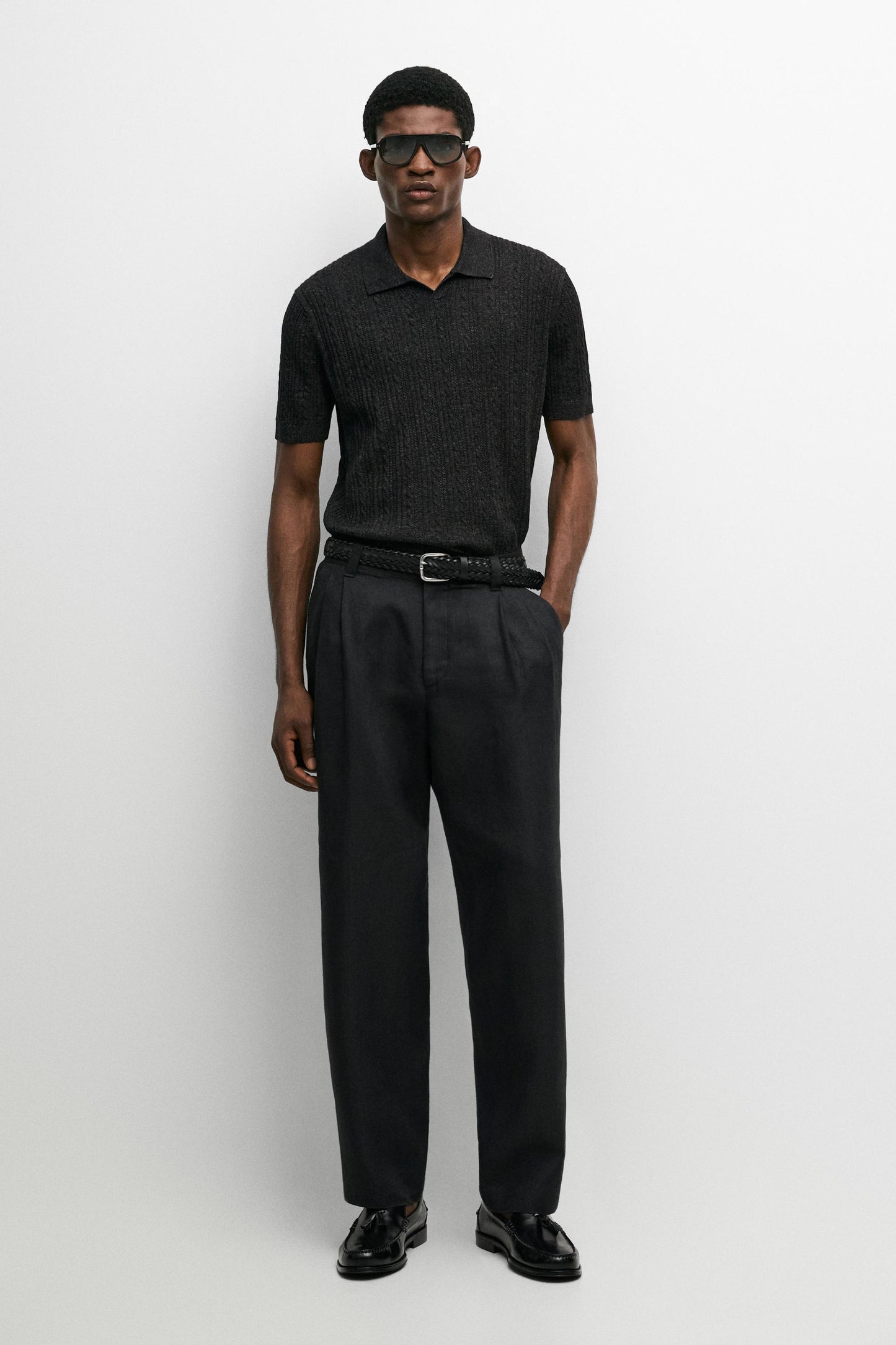 100% Cotton Knit Polo Shirt