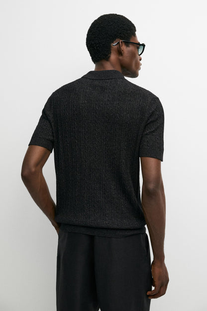 100% Cotton Knit Polo Shirt