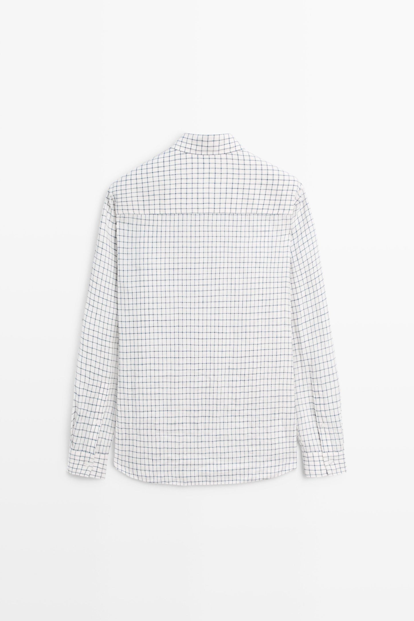 Regular Fit Plaid Linen Shirt
