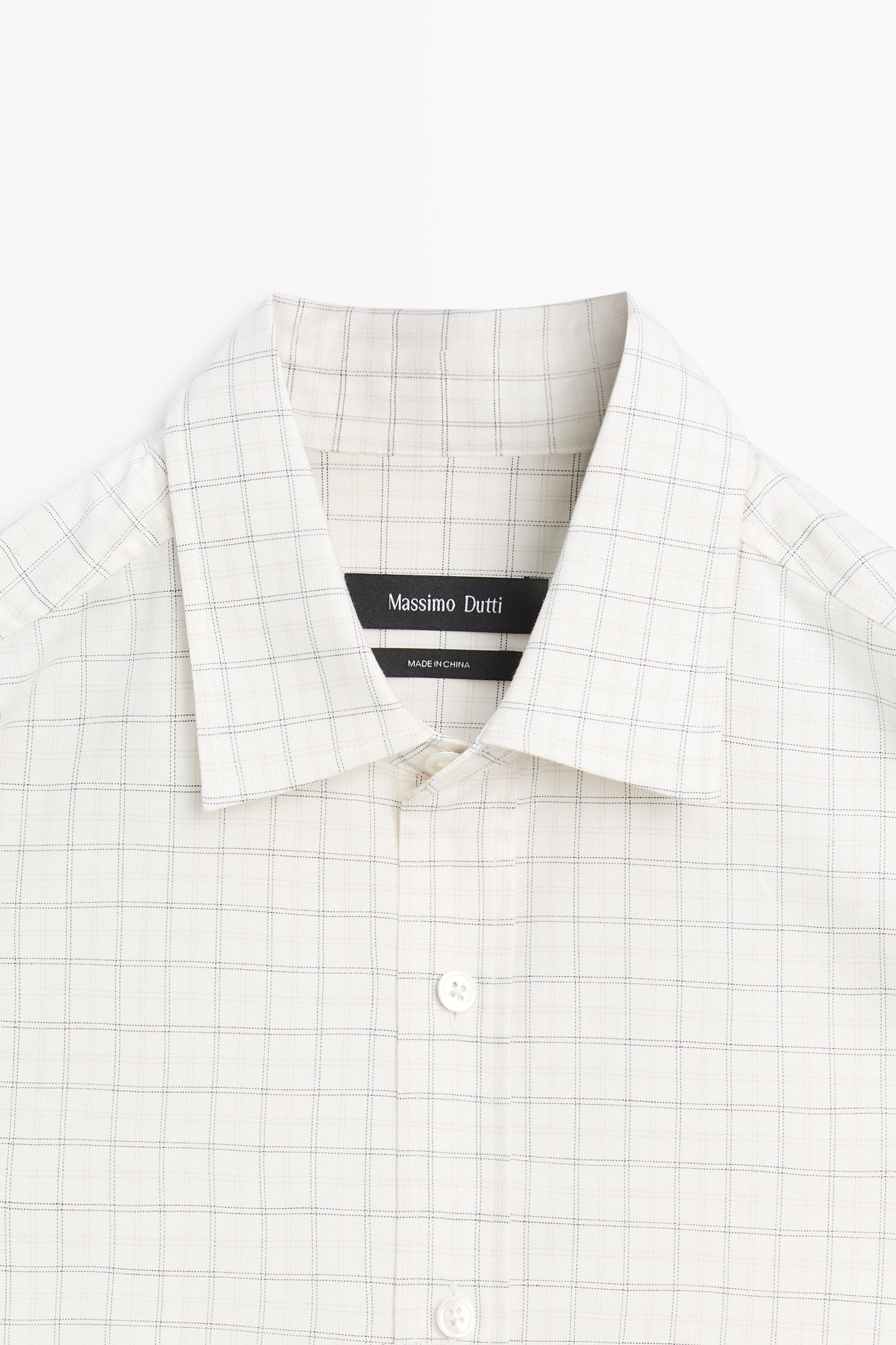 Regular Fit Plaid Cotton Shirt
