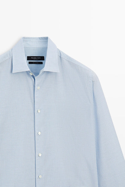Regular Fit Gingham Cotton Shirt