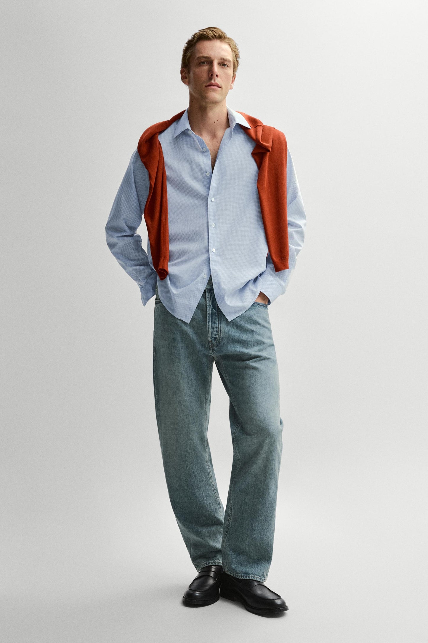 Regular Fit Gingham Cotton Shirt